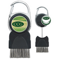 Golf Club Brush with Ball Marker